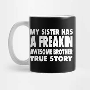 Brother and sister joke Mug